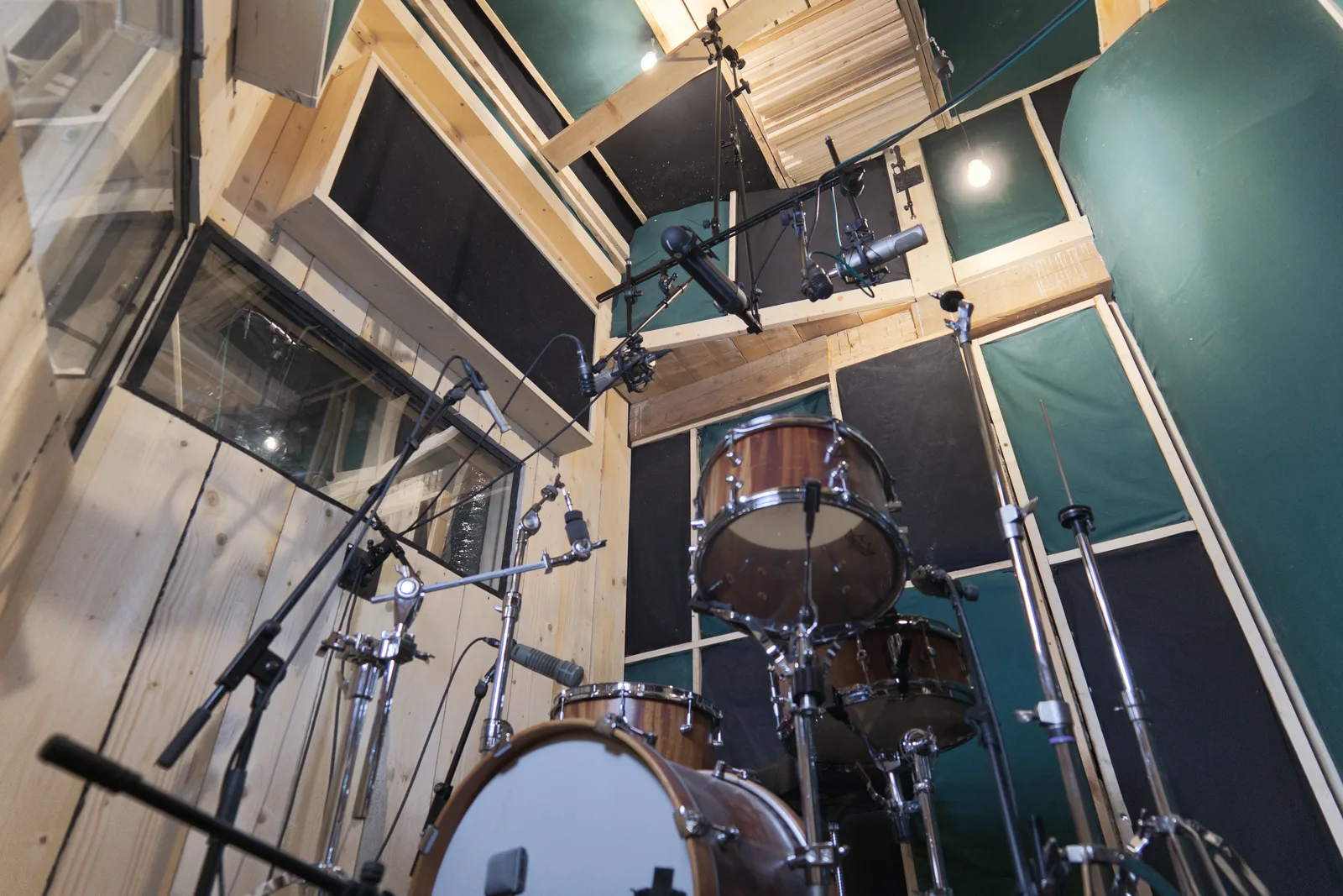 Drum room at Loumi Records
